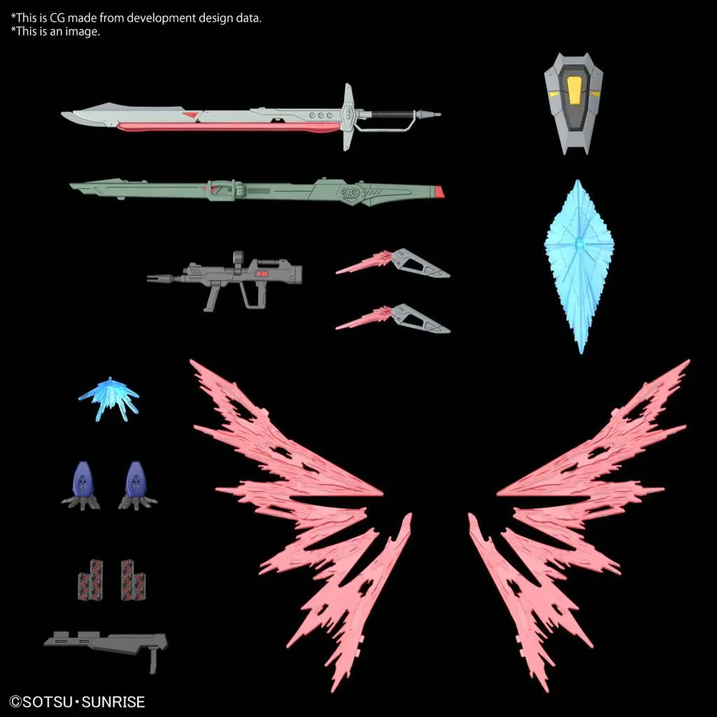 GUNDAM - HG 1/144 Destiny Gundam Spec II & Zeus silhouette - Model Kit